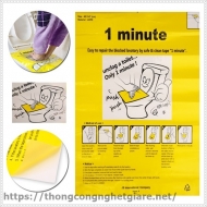 Miếng dán thông bồn cầu và các thông tin cần thiết