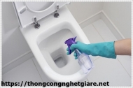 Xử lý bồn cầu bị hôi chỉ sau với những bước đơn giản