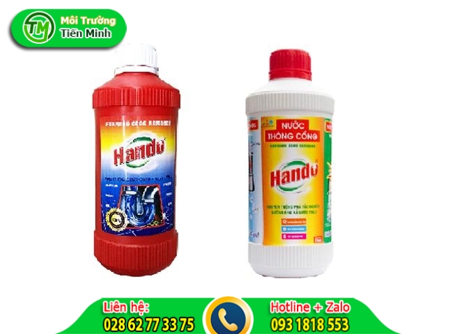 Chai th&ocirc;ng bồn rửa ch&eacute;n Hando 