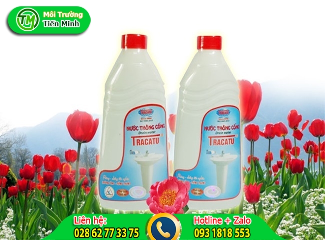 Chai th&ocirc;ng bồn rửa ch&eacute;n Tracatu 