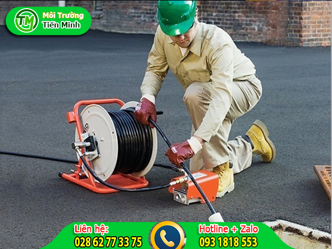 D&acirc;y th&ocirc;ng cống nghẹt độ d&agrave;i 10m