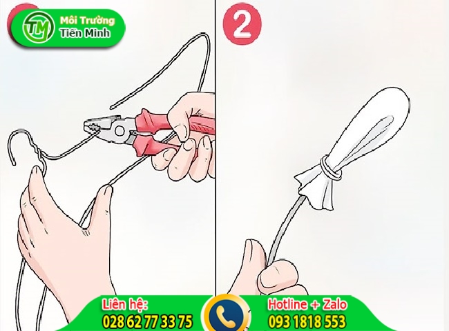 D&ugrave;ng m&oacute;c treo quần &aacute;o th&ocirc;ng bồn cầu ngồi xổm