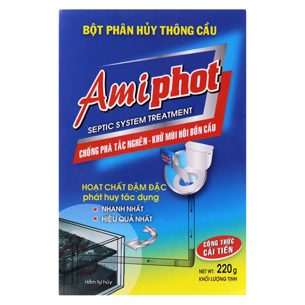 Bột thông cống Amiphot