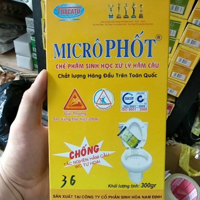 Bột thông cống nghẹt Micro Phốt