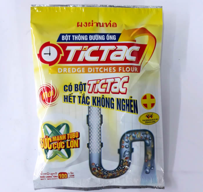 Bột thông cống nghẹt Tictac