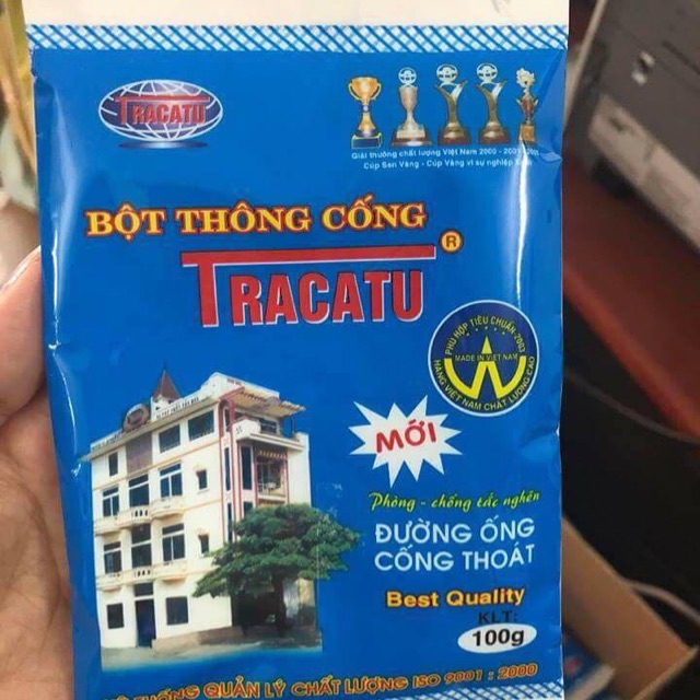 Bột thông cống nghẹt Tracatu