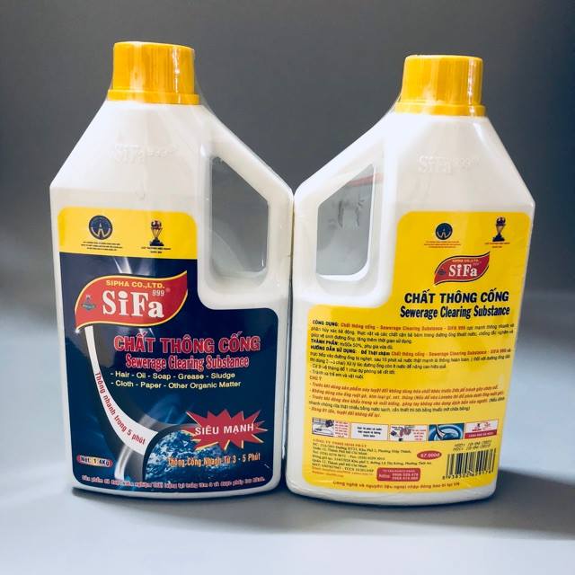 Nước th&ocirc;ng nghẹt cầu cống Sifa