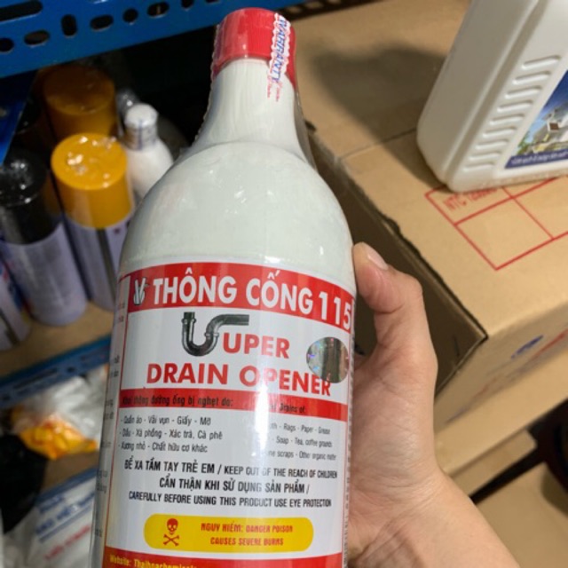 Nước th&ocirc;ng nghẹt cầu cống Venus 115