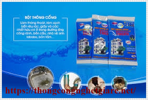 thuốc xử l&yacute; nghẹt đường ống