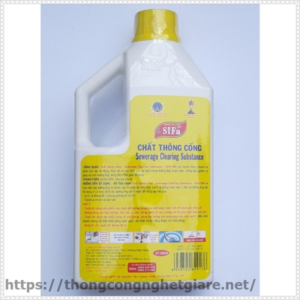 Kh&aacute;ch h&agrave;ng thắc mắc về nước th&ocirc;ng cống Sifa