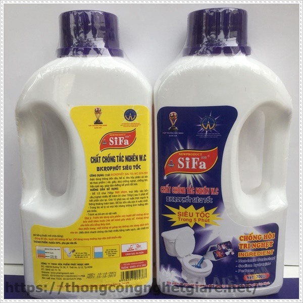 C&ocirc;ng dụng tuyệt vời của nước th&ocirc;ng cống Sifa
