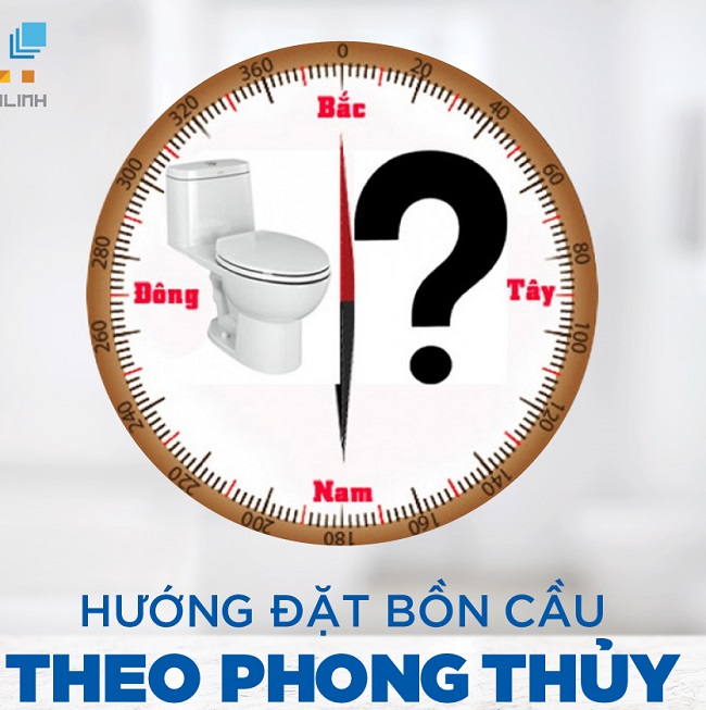 Kh&ocirc;ng đặt hướng bồn cầu ngược với hướng nh&agrave;