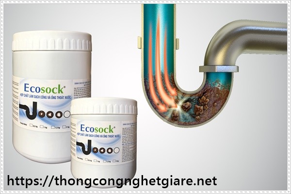 Trị h&ocirc;i cống nh&agrave; vệ sinh bằng thuốc
