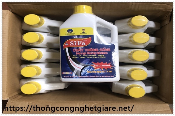 nước th&ocirc;ng cống cực mạnh sifa