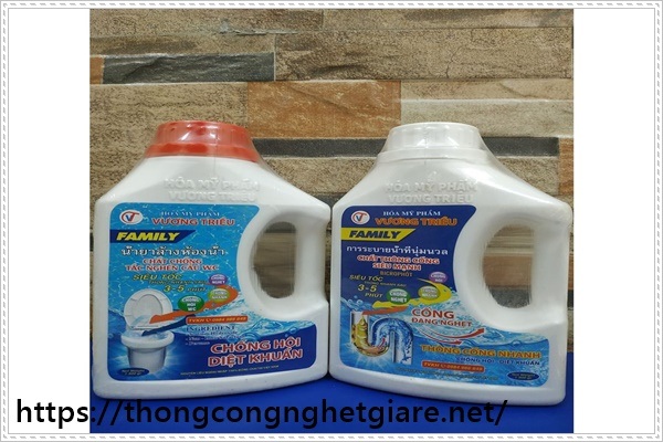 nước th&ocirc;ng cống cực mạnh family