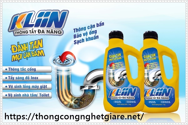 C&aacute;ch sử dụng nước th&ocirc;ng cống cực mạnh rất đơn giản